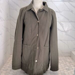 Pendleton Dry Goods Madison Big Sky Dark Green Heavy Canvas Chore Jacket Size L